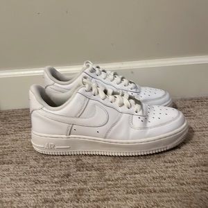 these are nikes , worn a few times, i washed them and scrubbed them down.